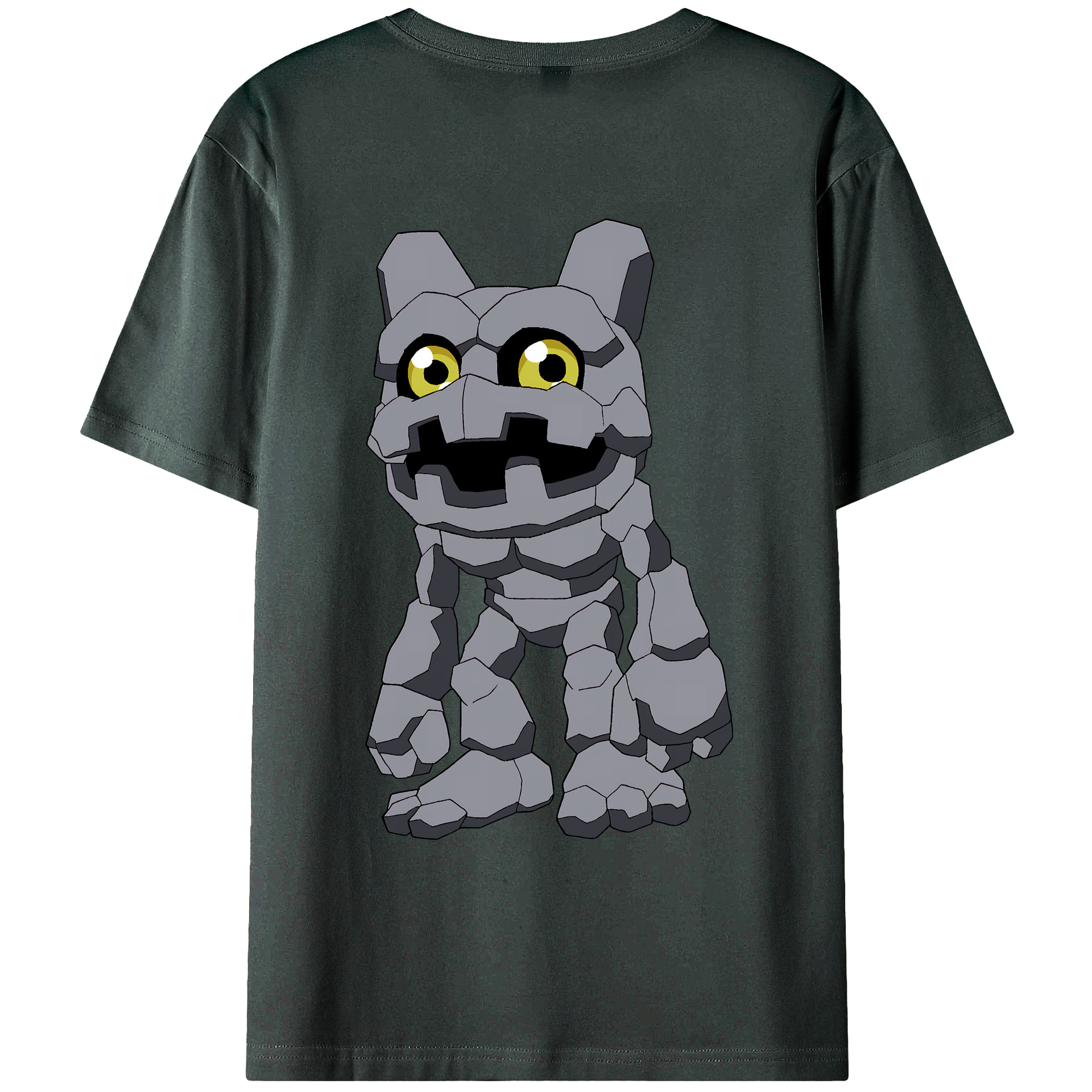 （画像用） Digimon デジタルモンスター/デジモン 綿100％ メンズ半袖Tシャツ（バックプリント） 通気性